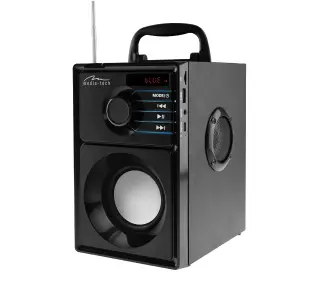 Media-Tech BOOMBOX SILVER MT3179 15W Radio FM Czarny