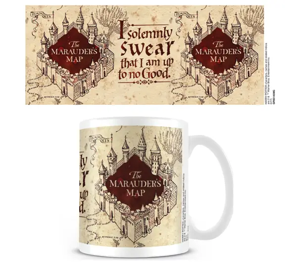 Pyramid GP85145 Harry Potter Marauders Map Kubek Podstawka Brelok