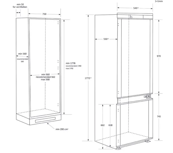 Haier ID Series 6 HBW7518CF Funkcje AI Pełny No Frost 177cm Szuflada z kontrolą wilgotności Zdalne sterowanie - Kup na Raty - RRSO 0%