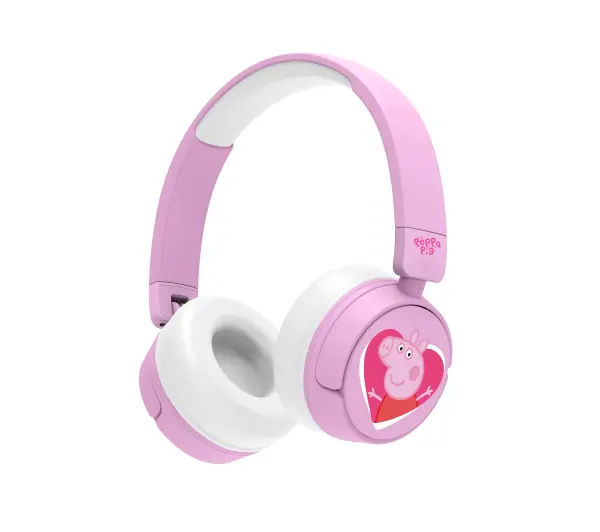 Słuchawki nauszne OTL Kids Świnka Peppa Różowo-biały
