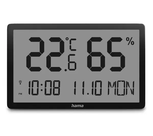 Hama TERMOMETR HIGROMETR LOMBOK CZARNY