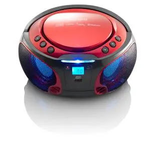 Lenco SCD-550 Bluetooth Czerwony - Kup na Raty - RRSO 0%