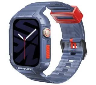 Skinarma Saido 2w1 Apple Watch 45/44mm Ciemno-niebieski