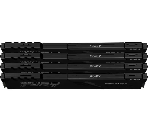 Kingston FURY Beast DDR4 64GB (4 x 16GB) 3200 CL16 Czarny - Kup na Raty - RRSO 0%