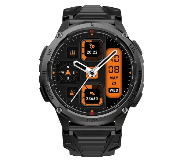 Maxcom FW111 Titan Chronos 54mm GPS Czarny - Kup na Raty - RRSO 0%