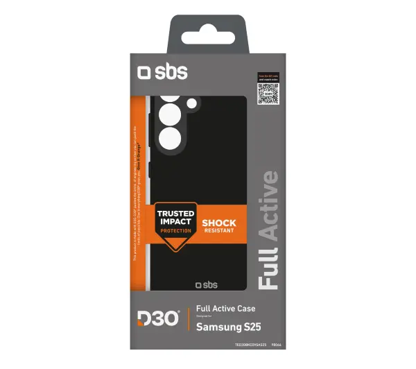 SBS D3O do Galaxy S25 Czarny