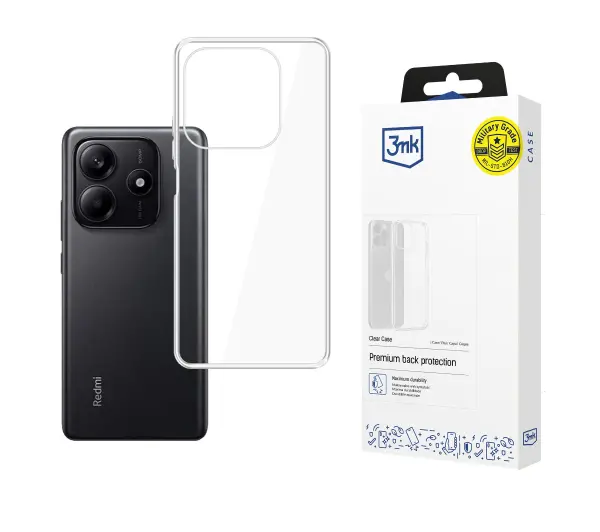 3mk Clear Case do Redmi Note 14 5G Przezroczysty
