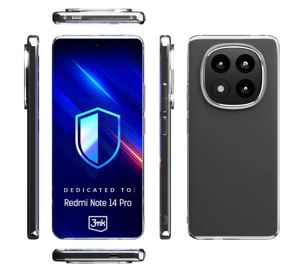 3mk Clear Case do Xiaomi Redmi Note 14 Pro Przezroczysty