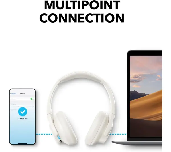 Soundcore Q11i Nauszne Bluetooth 5.3 Biały
