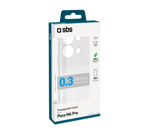 SBS Skinny do POCO M6 Pro Przezroczysty