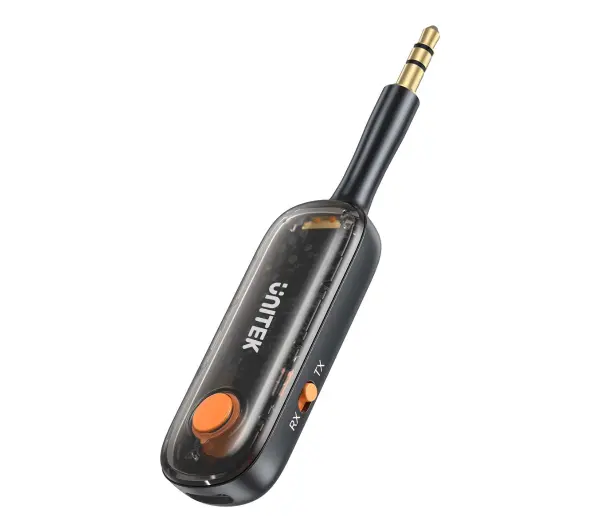 Unitek B1111A01  2w1 Bluetooth 5.3 Nadajnik/Odbiornik Zasięg 10m Czarny