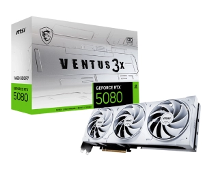 MSI GeForce RTX 5080 Ventus 3X OC White 16GB GDDR7 256bit DLSS 4 - Kup na Raty - RRSO 0%