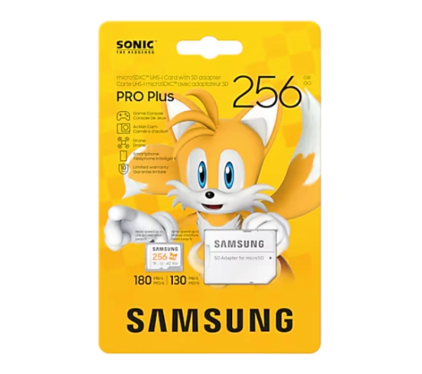 Samsung PRO Plus microSD 256GB 180/130 A2 V30