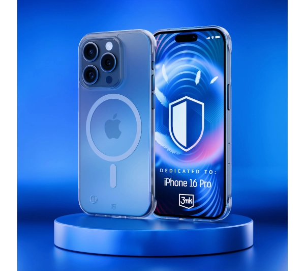 3mk Just20g MagCase do iPhone 16 Pro Przezroczysty