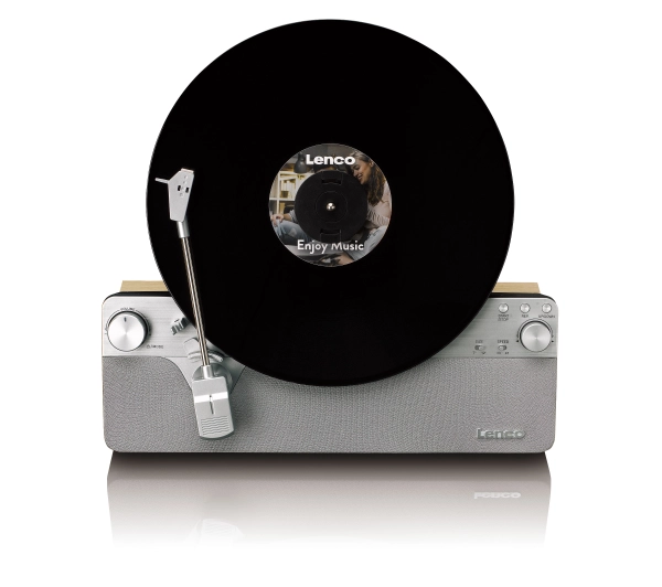 Lenco LSA-071SI Automatyczny Napęd paskowy Bluetooth Srebrny