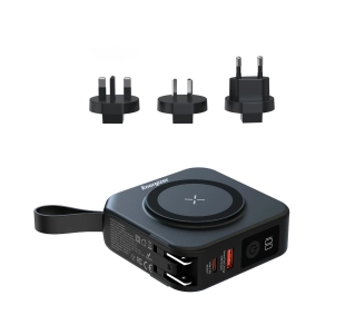 Energizer QM10001AC 10000mAh 20W Adapter gniazda zasilania UE/UK Czarny