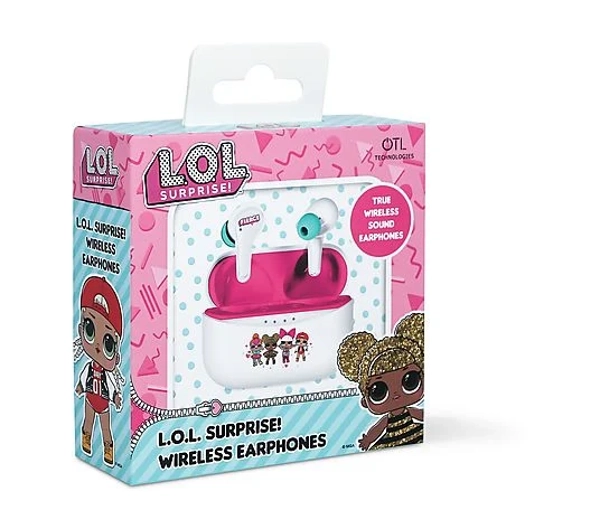 OTL Technologies LOL Suprise! B.B. Nation TWS Earphones Dla Dzieci Dokanałowe Bluetooth 5.3 Biało-różowy - ⚡ EURO HIT CENOWY! ⚡