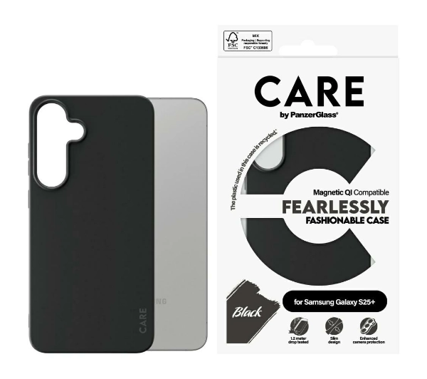 PanzerGlass CARE by Fashion QI do Samsung Galaxy S25+ Czarny
