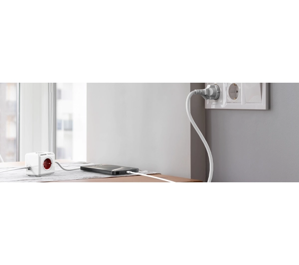 Cubenest PowerCube Extended PC420 USB PD 20W 1,5m Czerwony