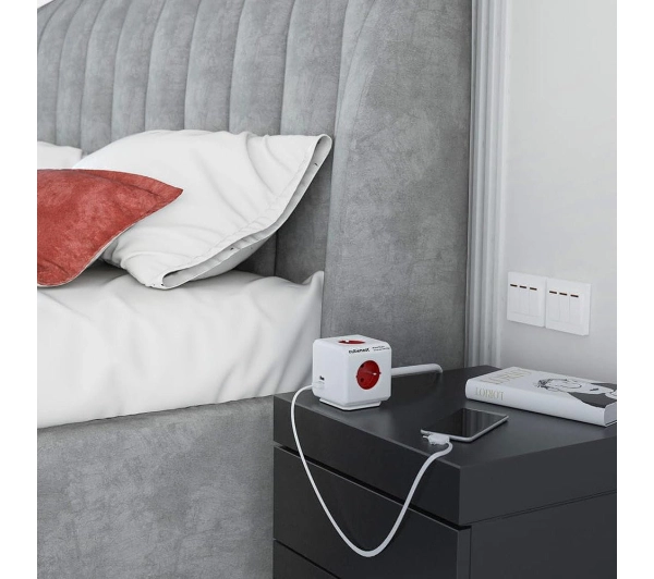 Cubenest PowerCube Extended PC420 USB PD 20W 1,5m Czerwony