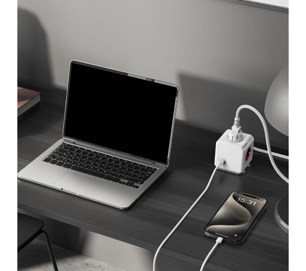 Cubenest PowerCube Extended PC420 USB PD 20W 1,5m Czerwony