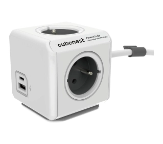 Cubenest PowerCube Extended PC420 USB PD 20W 1,5m Szary
