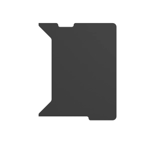 Genesis Holm Modular Boczny Prawy 60cm Czarny