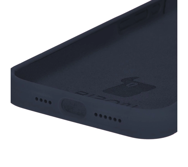 Bizon Silikonowe Soft do iPhone 15 Pro Max Ciemno-niebieski