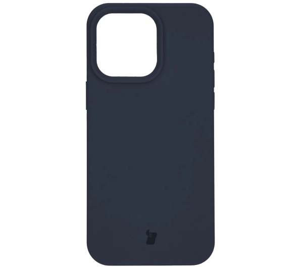 Bizon Silikonowe Soft do iPhone 15 Pro Max Ciemno-niebieski