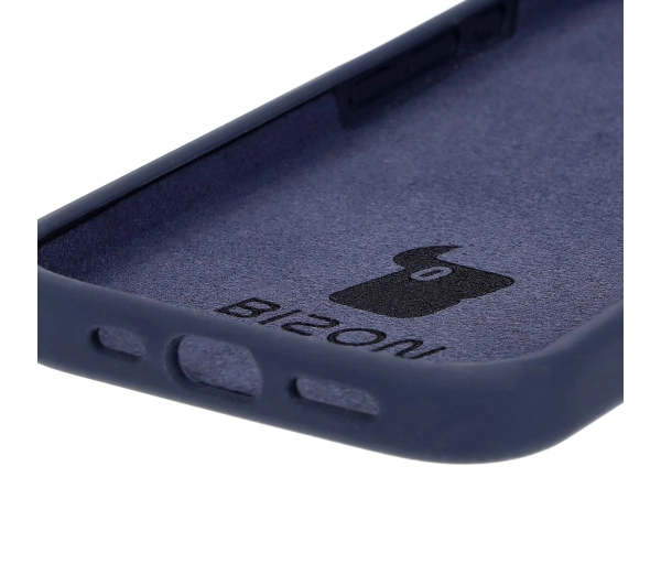 Bizon Silikonowe Soft do iPhone 16 Ciemno-niebieski