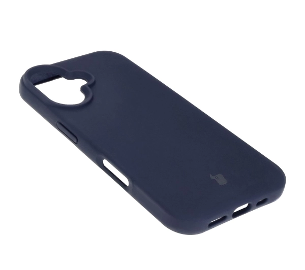 Bizon Silikonowe Soft do iPhone 16 Ciemno-niebieski