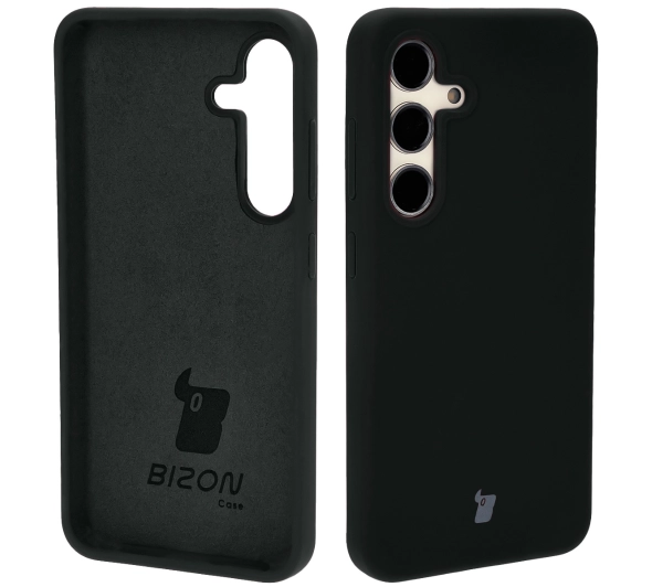 Bizon Silikonowe Soft do Galaxy S24 Czarny