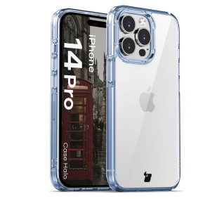 Bizon Halo do iPhone 14 Pro Przezroczysto-niebieskie