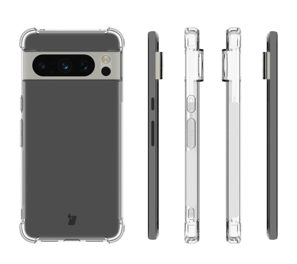Bizon Elastyczne Salpa do Google Pixel 8 Pro Przezroczysty