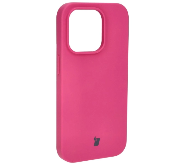 Bizon Silikonowe Soft do iPhone 14 Pro Fuksja