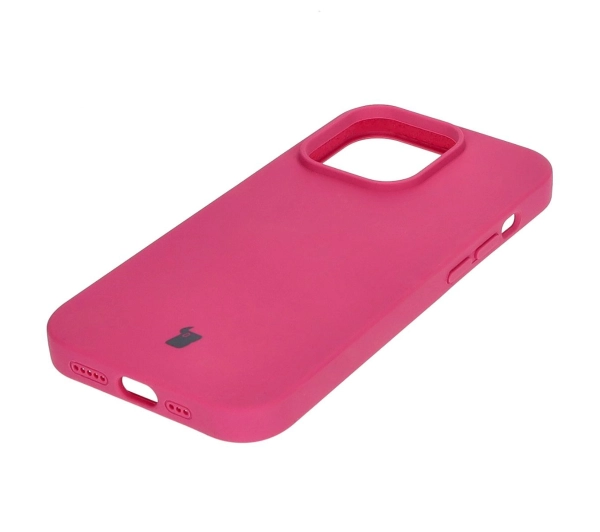 Bizon Silikonowe Soft do iPhone 14 Pro Fuksja