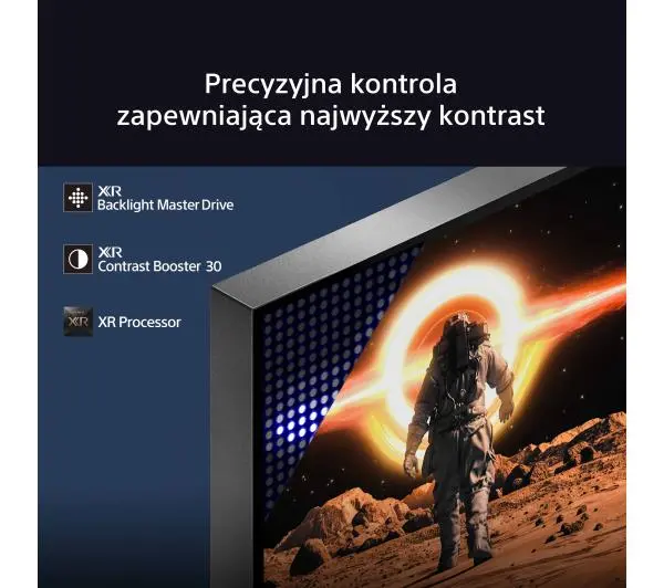 Sony BRAVIA 9 K-65XR90 65" QLED 4K Mini LED 120Hz Google TV Dolby Vision Dolby Atmos HDMI 2.1 DVB-T2 - Kup na Raty - RRSO 0%