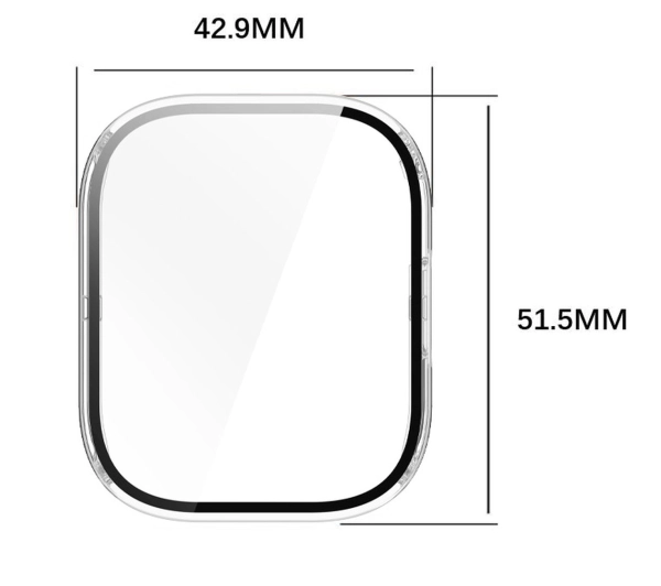 Bizon ze szkłem do Xiaomi Redmi Watch 5 Active Przezroczysty