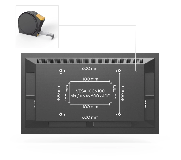 Hama 220831 Full Motion Scissor Arms od 32 " do 84: Max 50kg