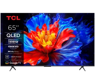 TCL 65P8K 65" QLED 4K 144Hz Google TV Dolby Vision Dolby Atmos HDMI 2.1 DVB-T2 - ⚡ EURO HIT CENOWY! ⚡ - Kup na Raty - RRSO 0%