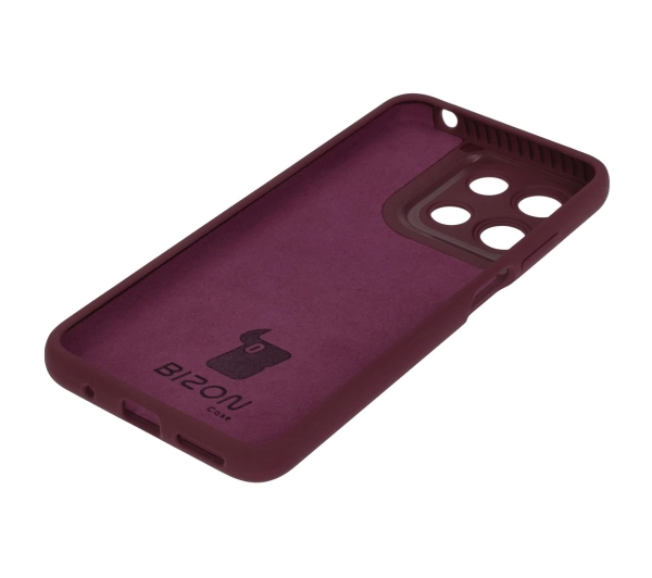 Bizon Silikonowe Soft do Motorola Moto G15/G15 Power Ciemno-fioletowy