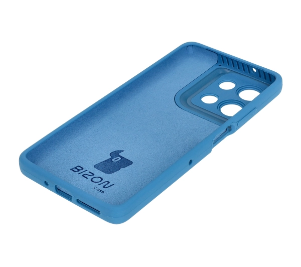 Bizon Silikonowe Soft do Motorola Moto G75 5G Niebieski