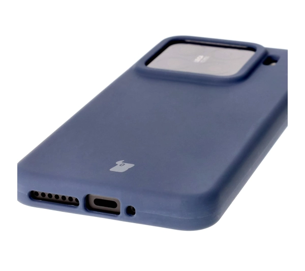 Bizon Silikonowe Soft do Xiaomi 15 Ciemno-niebieski