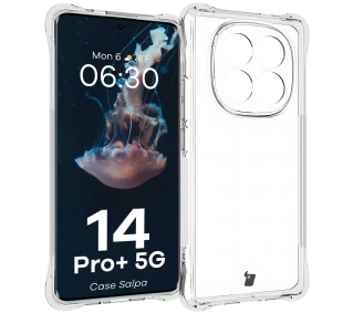 Bizon Elastyczne Salpa do Xiaomi Redmi Note 14 Pro+ 5G Przezroczysty