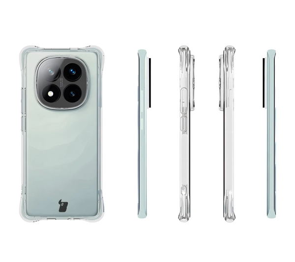 Bizon Elastyczne Salpa do Xiaomi Redmi Note 14 Pro+ 5G Przezroczysty