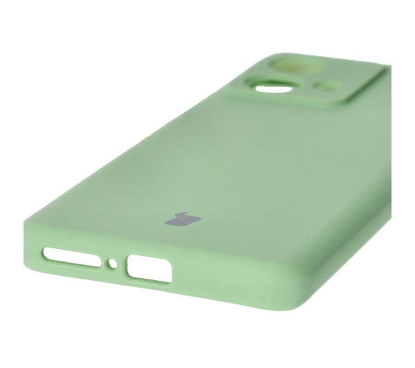 Bizon Silikonowe Soft do Motorola Edge 40 Neo jasnozielony