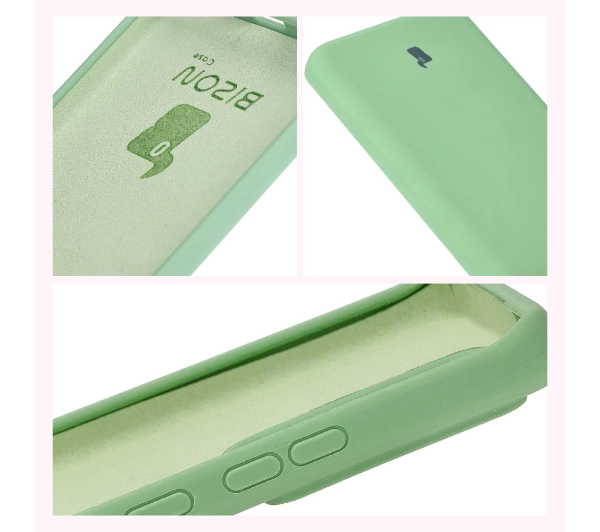 Bizon Silikonowe Soft do Motorola Edge 40 Neo jasnozielony