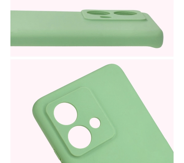 Bizon Silikonowe Soft do Motorola Edge 40 Neo jasnozielony