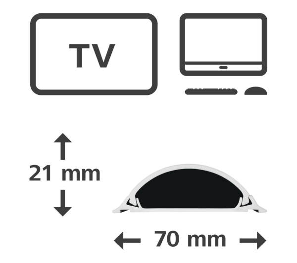 Hama 220984 Samoprzylepna PVC Biała
