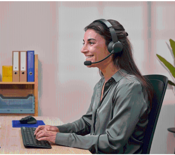 Trust Ayda Wireless ENC Nauszne Czarny